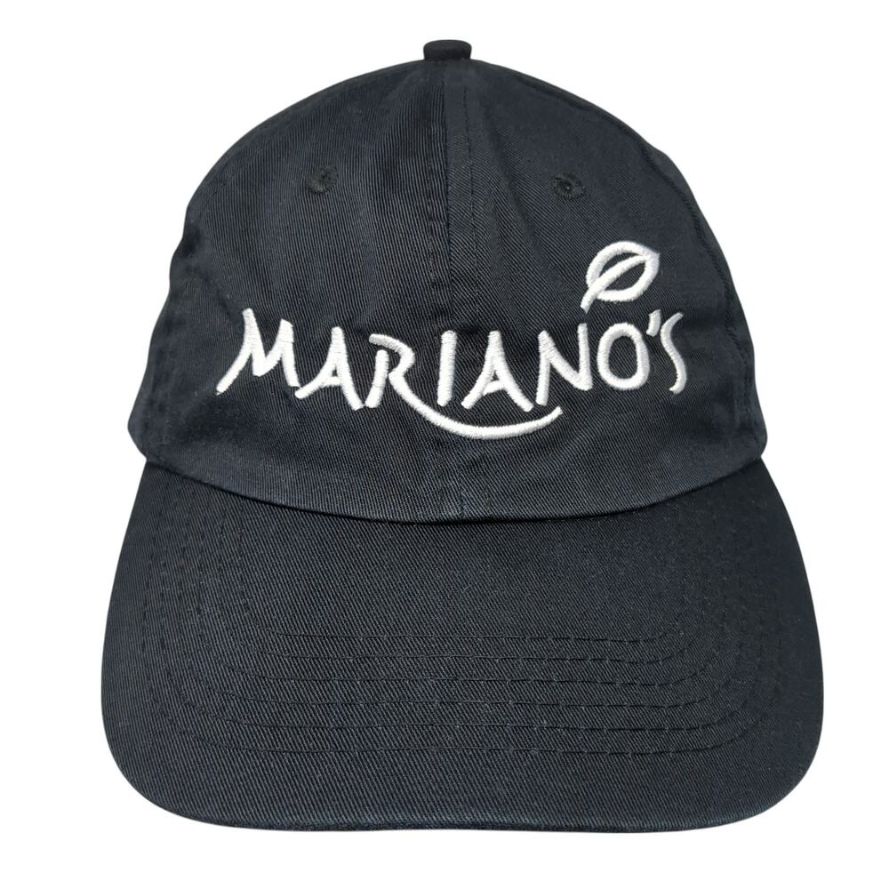 Mariano's Slideback Baseball Cap Black One Size Adjustable Embroidered WearGuard